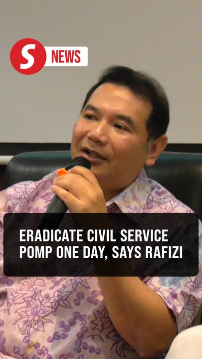Rafizi believes Malaysia can eradicate civil service pomp culture one day