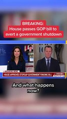 House passes GOP bill to avert a government shutdown (3142)