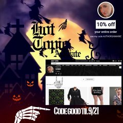 COUPON CODE AUTHORSAIMARIE 10% OFF Hot Topic Halloween