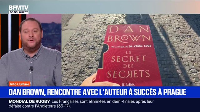Da Vinci Code , Le secret des secrets ... rencontre avec Dan Brown à Prague, l'auteur à succès