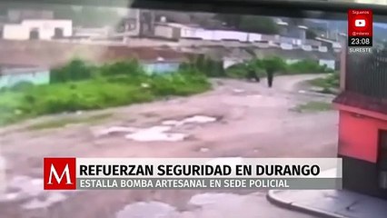 Explosivo artesanal provoca operativo de seguridad en el sur de Durango
