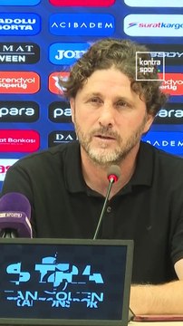 Trabzonspor Teknik Direktörü Fatih Tekke: Bu kadar iyi çalışılmış ama bu kadar kötü oynanmış bir 90 dakika ama her şeye rağmen galip gelebileceğimiz bir maçtı