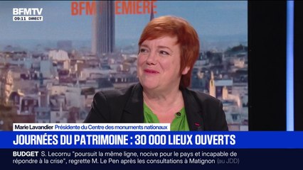 Journées du patrimoine: "La notion de patrimoine est en train d'évoluer", explique Marie Lavandier, présidente du Centre des monuments nationaux
