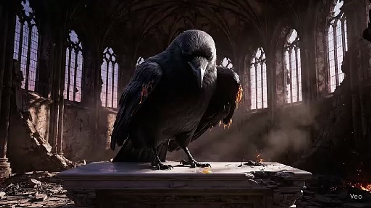 The Raven’s Golden Tear | Dark Gothic Horror Story Inside an Abandoned Cathedral