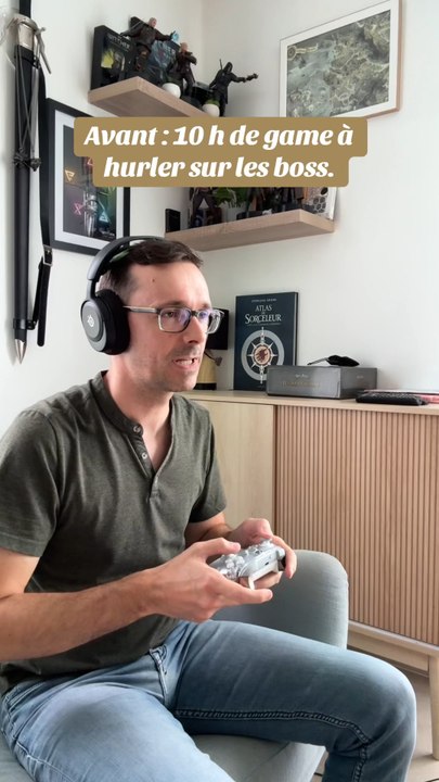 Nos sessions de jeu ont bien évolué avec les années.Avant, on pouvait jouer des heures, crier dans son casque.Aujourd’hui, en mode parent gamer : volume réduit, mode silencieux, et un enfant endormi sur toi.Et toi, comment a évolué ?