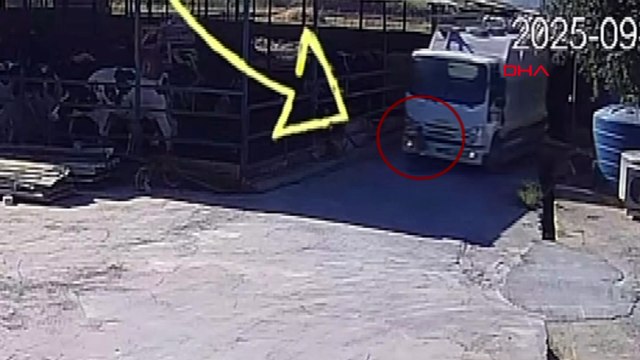 Efeler’de feci kaza: 3 yaşındaki çocuk kamyonun altında kaldı