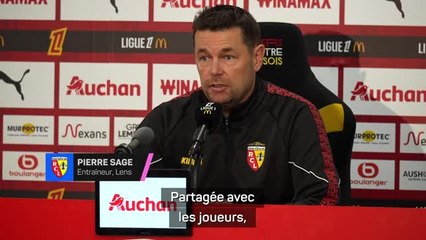 Lens - Sage : “Le public a été le premier Homme”