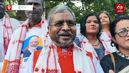 दुमका में बाबूलाल मरांडी का बयान, कहा-एसीबी ने भ्रष्टाचार से जुड़े सबूत मिटाए