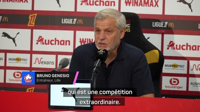 Lille - Genesio : On va jouer l’Europa League à fond, comme on a joué à fond la Champions League”