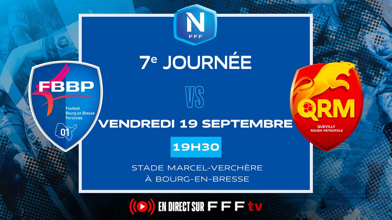 J7 I FBBP01 – Quevilly Rouen Métropole (0-3) I National FFF 2025-2026