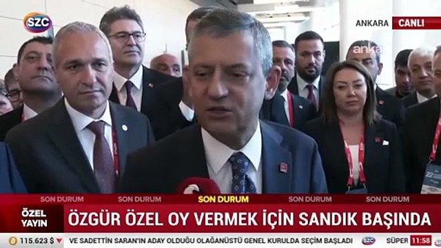 Özgür Özel gazetecilerin sorularını yanıtladı
