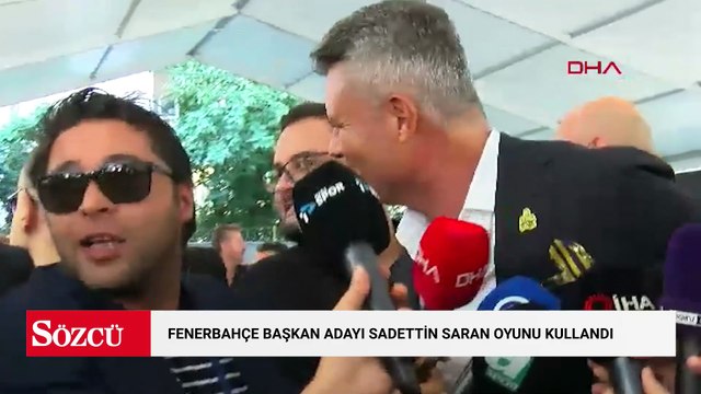 Fenerbahçe Başkan Adayı Sadettin Saran oyunu kullandı