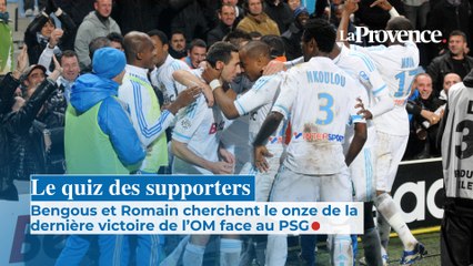 OM-PSG. Le quiz des supporters : retrouve le onze de départ de la dernière victoire olympienne