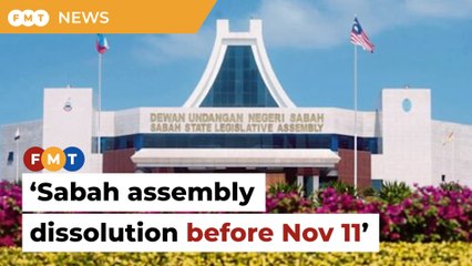 Sabah assembly to be dissolved before Nov 11, says CM
