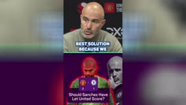 Should Sanchez have let United score?