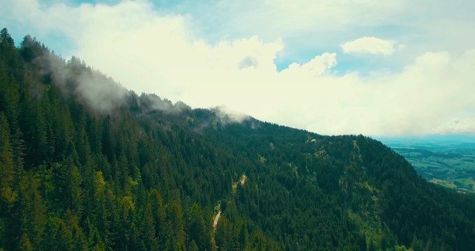 Nature Beauty of Switzerland Aerial View with Drone
