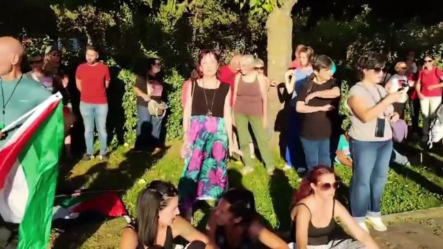 La marcia di Norbello per la Palestina: in centinaia per dire stop alla guerra
