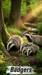 Badgers – The Tough Diggers of the Wild 🦡🌍