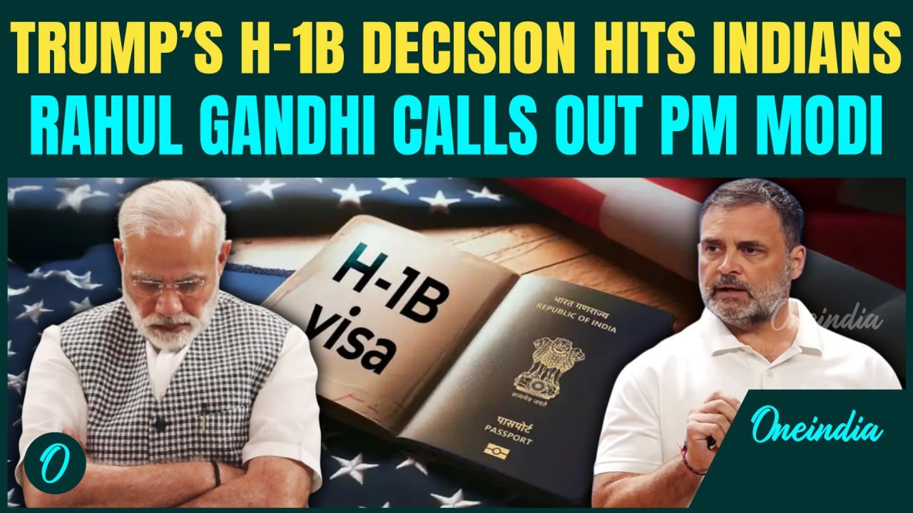 ‘India Has a Weak PM’: Rahul Gandhi SLAMS Modi After Trump’s SHOCK $100K H-1B Fee Sparks Chaos