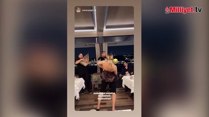 Melisa Döngel'den 26. yaş gününde oryantal şov!