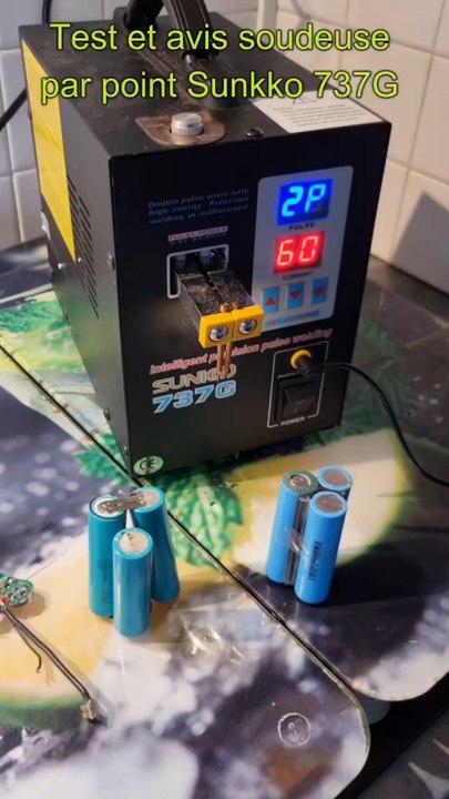 Test et Avis soudeuse par point Sunkko 737G