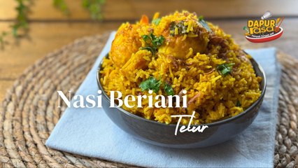 Nasi Beriani Telur, Senang Masak Rasa Mantap!