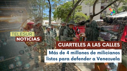 Venezuela movilizó a su pueblo y militares ante amenazas de EE.UU.