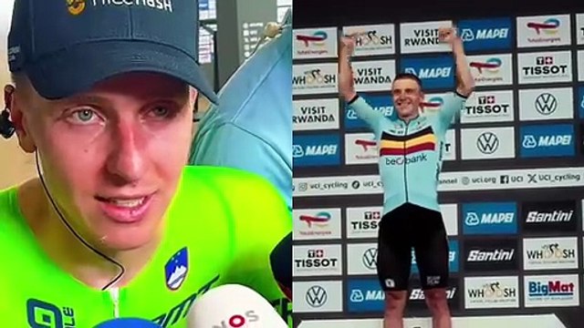 Cyclisme - Championnats du Monde UCI Kigali 2025 - Tadej Pogacar : Remco Evenepoel m'a rattrapé... chapeau