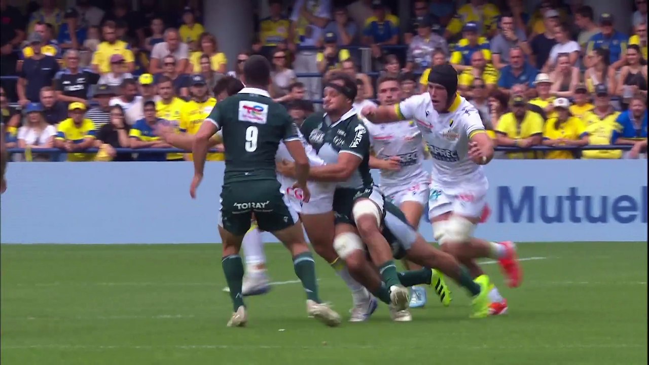 TOP 14 - Essai de Alivereti RAKA (ASM) - ASM Clermont - Section Paloise