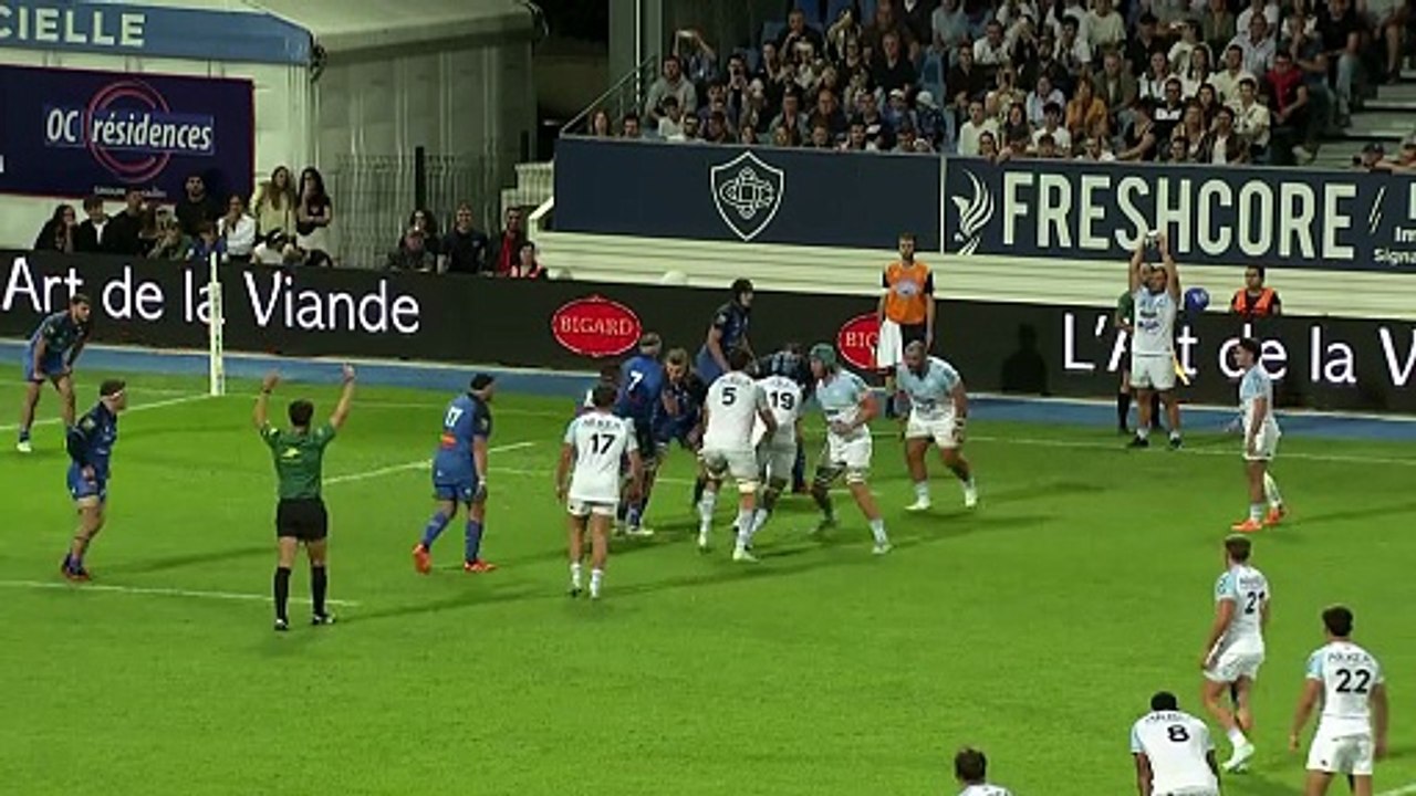TOP 14 - Essai de Alexandre FISCHER (AB) - Castres Olympique - Aviron Bayonnais