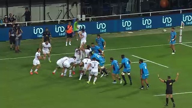 TOP 14 - Essai de Dimitri DELIBES (ST) - Montpellier Hérault Rugby - Stade Toulousain