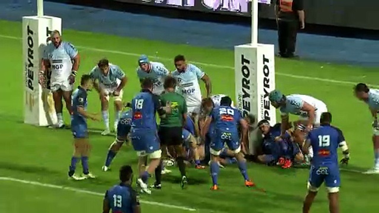 TOP 14 - Essai de Jack GOODHUE (CO) - Castres Olympique - Aviron Bayonnais