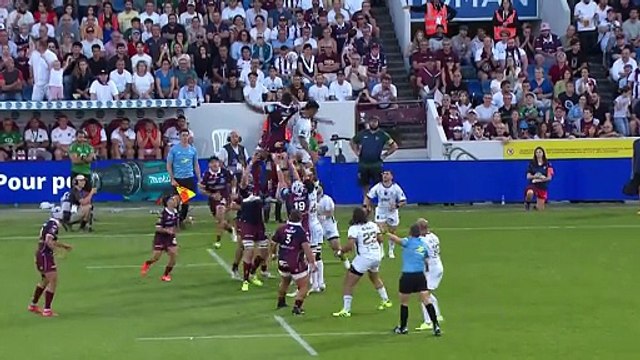 TOP 14 - Essai de Matthieu JALIBERT (UBB) - Union Bordeaux-Bègles - US Montauban