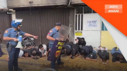 Polis Manila tahan penunjuk perasaan selepas bertindak ganas