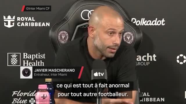 Inter Miami - Mascherano : “Messi ? Une autre soirée normale pour lui mais anormale pour les autres”