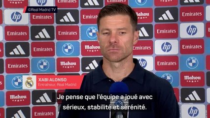 Real Madrid - Xabi Alonso parle d'une victoire solide et met en avant Tchouaméni et Valverde