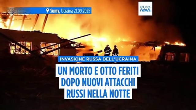 Ucraina: un morto e un ferito dopo attacchi russi, Zelensky accusa Paesi alleati di aiuti a Mosca