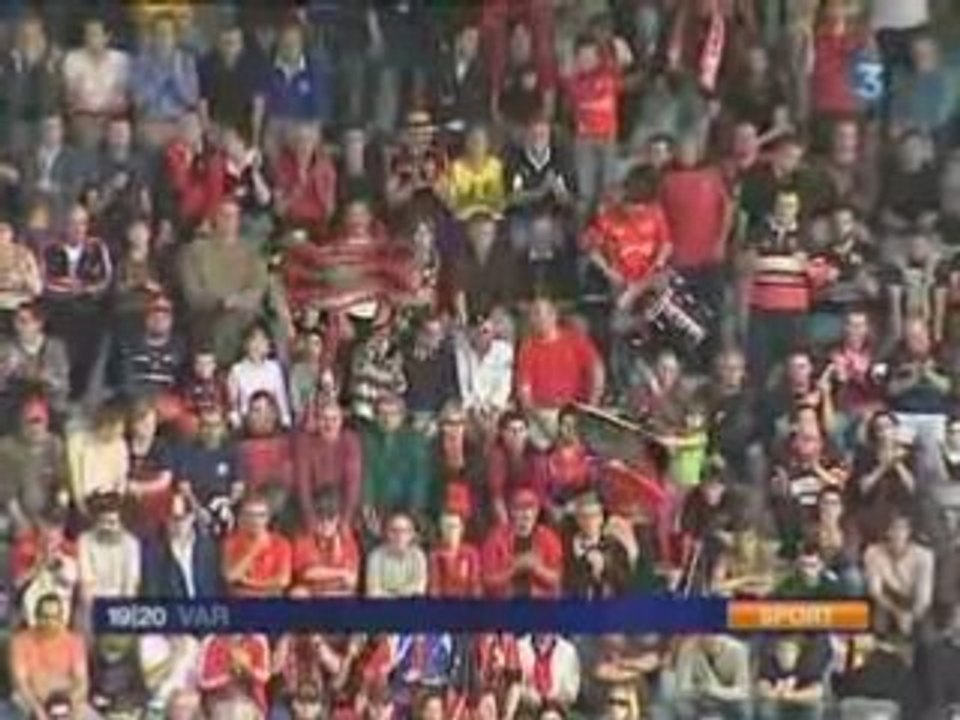 Résumé de Toulon Aurillac sur France 3 var