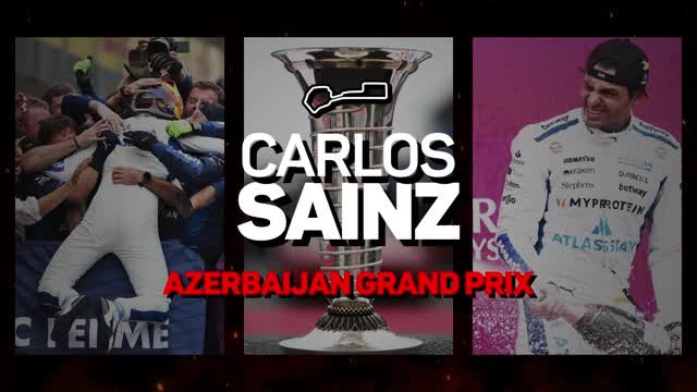 Azerbaijan GP F1 Star Driver - Carlos Sainz