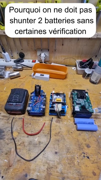 Pourquoi on ne doit pas shunter 2 batteries sans certaines vérification