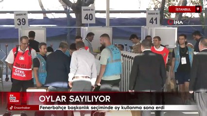 Fenerbahçe başkanlık seçiminde oy kullanma sona erdi