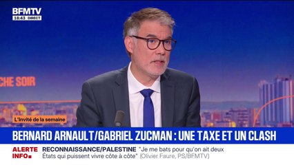 Bernard Arnault charge la taxe Zucman: pour Olivier Faure (PS), le milliardaire "cherche à disqualifier un économiste reconnu dans le monde entier"