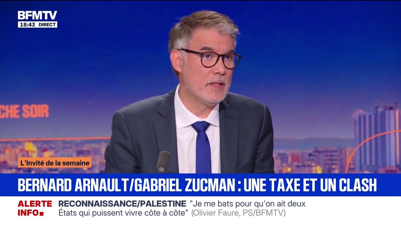 Bernard Arnault charge la taxe Zucman: pour Olivier Faure (PS), le milliardaire "cherche à disqualifier un économiste reconnu dans le monde entier"