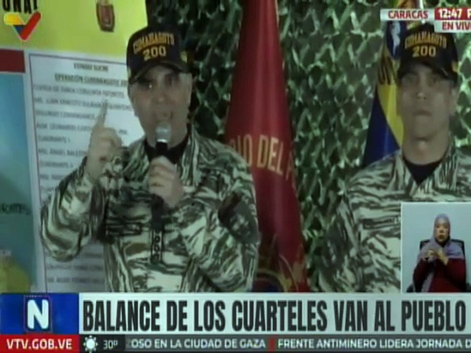 Vpdte. Sec. Padrino López: Estamos listos y prestos para seguir con todas nuestras acciones