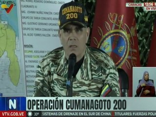 Vpdte. Sec. Padrino exige a la Operación Cumanagoto 200 máxima eficiencia para cumplir sus labores