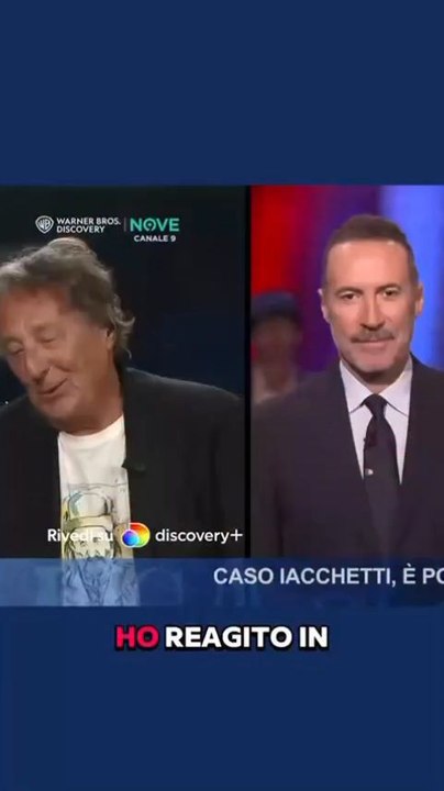 Enzo Iacchetti torna a parlare del suo scontro televisivo.