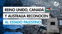 Reino Unido, Canadá y Australia reconocen el Estado palestino