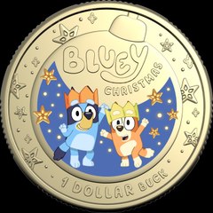 Celebrate Christmas with the New Bluey Coin from the Mint 🎄