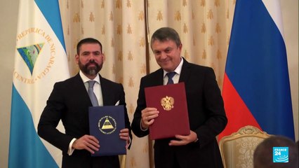 Rusia firma acuerdos de cooperación con Nicaragua