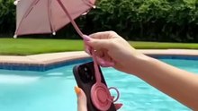 Anti-glare umbrella for phone